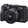 Canon EOS M6 kit (15-45mm) Black - зображення 1