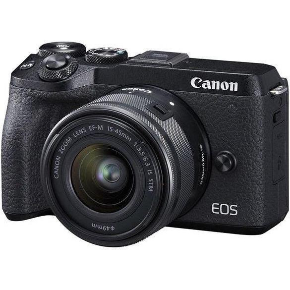 Canon EOS M6 kit (15-45mm) Black - зображення 1