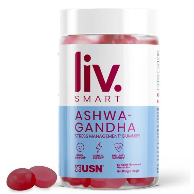 USN LivSmart Ashwagandha Gummies 60 жувальних таблеток - зображення 1