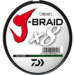   Daiwa J-Braid X8 Dark Green / 0.13mm 150m 8.00kg