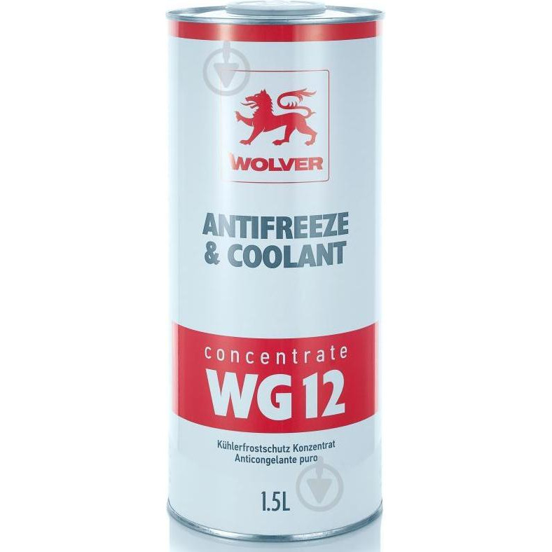 Wolver Antifreeze Coolant Concentrate G12 -80 1,5л - зображення 1