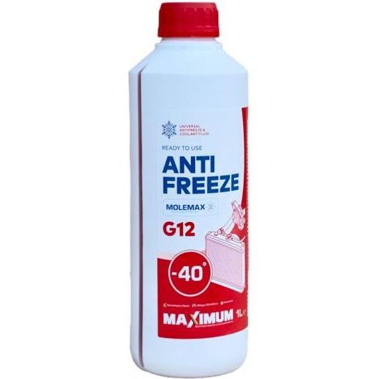  MAXIMUM Antifreeze G12 -40 Red СТ-00146157 1л - зображення 1