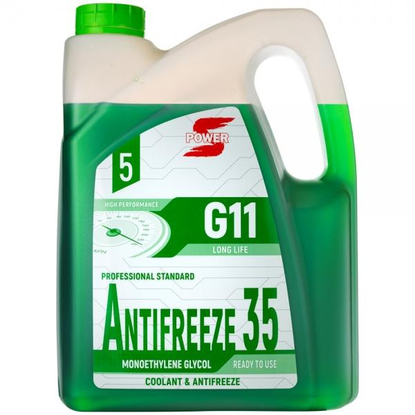  S-POWER Antifreeze 35 G11 Green 5кг - зображення 1