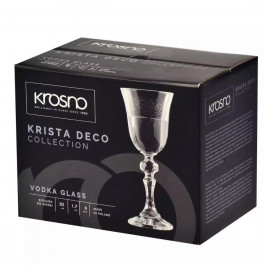   Krosno Набір чарок для горілки  Krista Deco 50 мл х 6 шт (5900345788753)