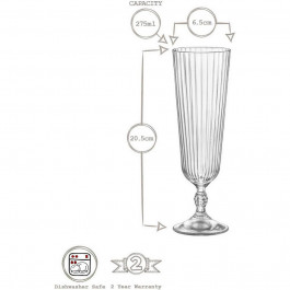   Bormioli Rocco Келих для коктейлів  America'20s, 275 мл, прозорий (123225BYT021990)