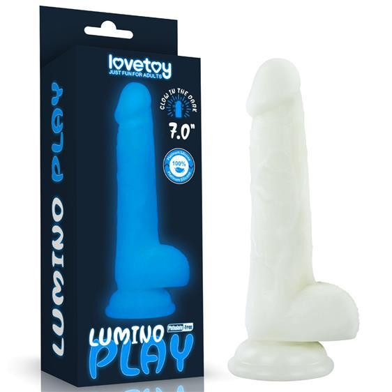 LoveToy Lumino Play Dildo 7" (6452LVTOY942) - зображення 1