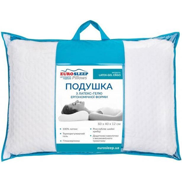 EuroSleep Подушка ортопедична Latex-Gel-Ergo  40х60 см (5373) - зображення 1