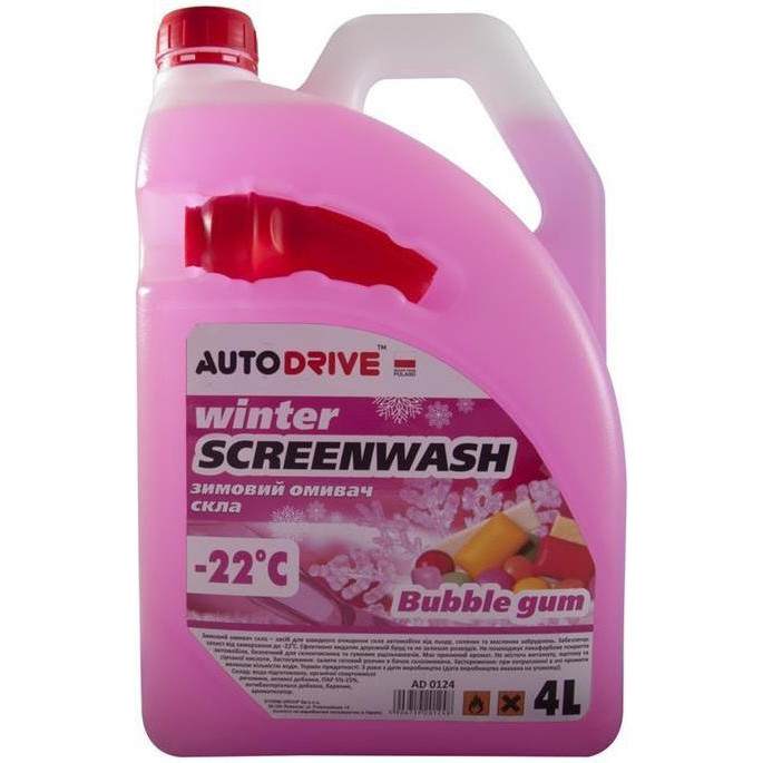  AUTO DRIVE Winter Screenwash -22 °C Bubble Gum AD0124 - зображення 1