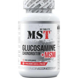   MST Nutrition Glucosamin+Chondroitine+MSM 90 tabs