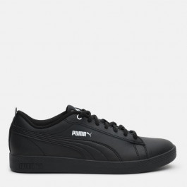   PUMA Кеды  Smash Wns v2 L 36520803 40.5 (7) 26 см  Black- Black (4059505053642)