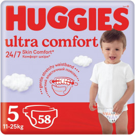   Huggies Ultra Comfort 5, 58 шт