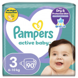   Pampers Active Baby-Dry Midi 3 (90 шт)