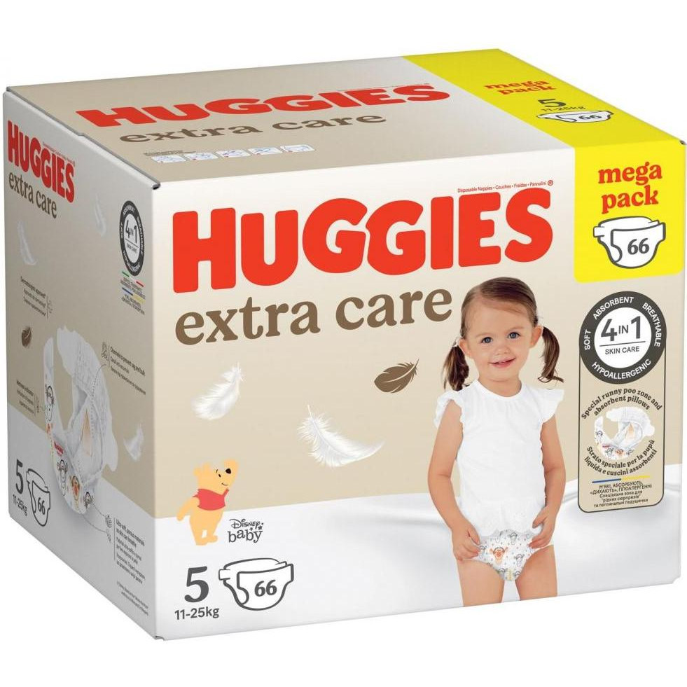 Huggies Extra Care 5, 66 шт - зображення 1