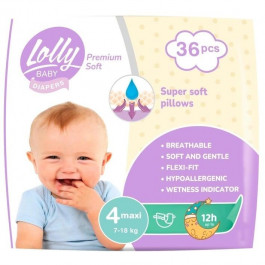   Lolly baby Premium Soft 4, 36 шт