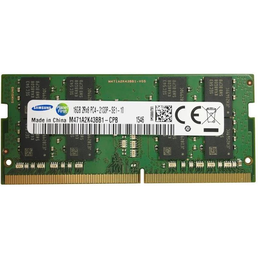 Samsung 16 GB SO-DIMM DDR4 2133 MHz (M471A2K43BB1-CPB) - зображення 1