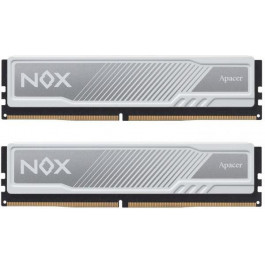   Apacer 16 GB (2x8GB) DDR4 3600 MHz NOX White (AH4U16G36C25YMWAA-2)