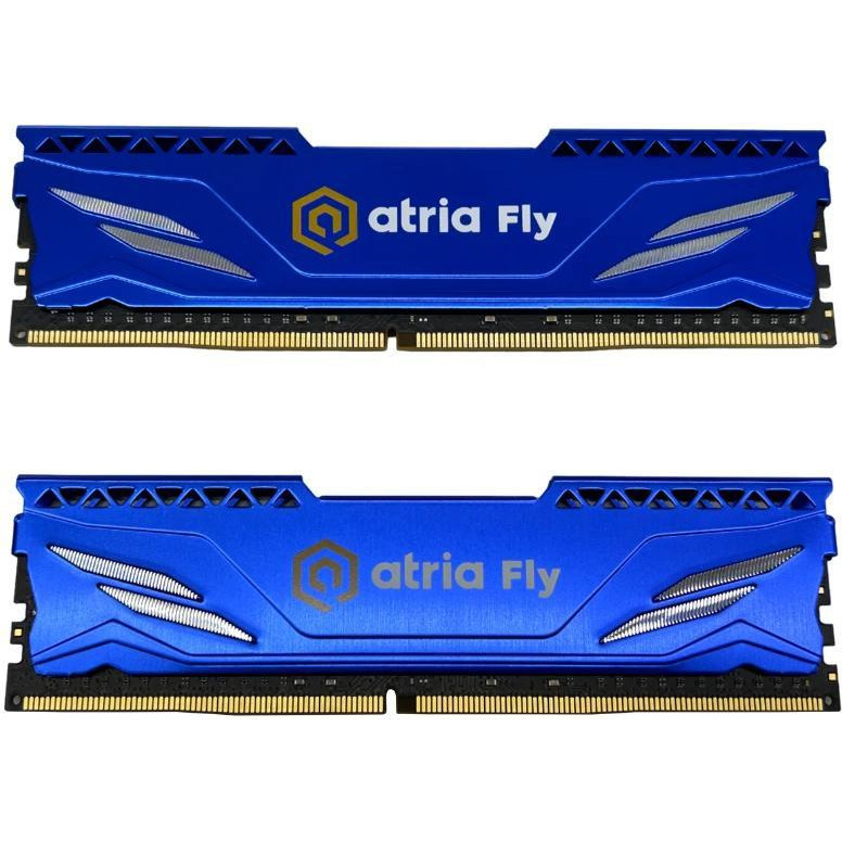 ATRIA 32 GB (2x16GB) DDR4 2666 MHz Fly Blue (UAT42666CL19BLK2/32) - зображення 1