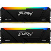 Kingston FURY 32 GB (2x16GB) DDR4 3200 MHz Beast RGB Black (KF432C16BB2AK2/32) - зображення 1