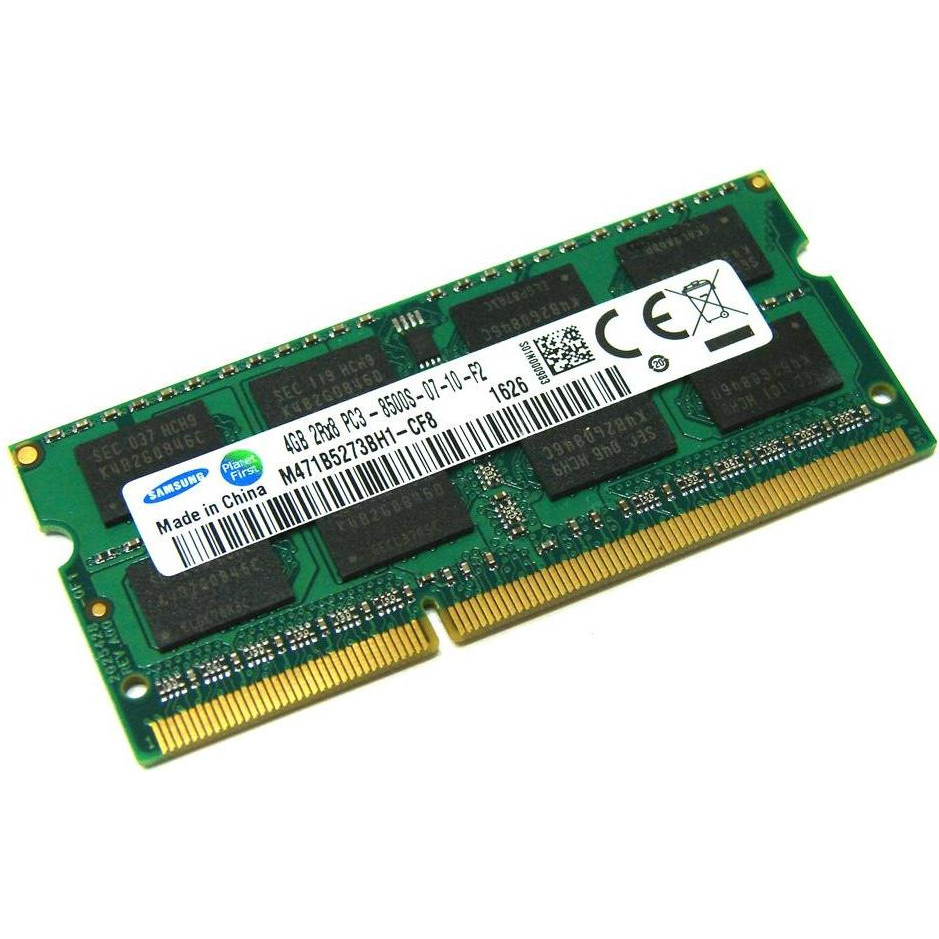 Samsung 4 GB SO-DIMM DDR3 1066 MHz (M471B5273BH1-CF8) - зображення 1