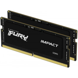   Kingston FURY 16 GB (2x8GB) SO-DIMM DDR5 4800 MHz Impact (KF548S38IBK2-16)