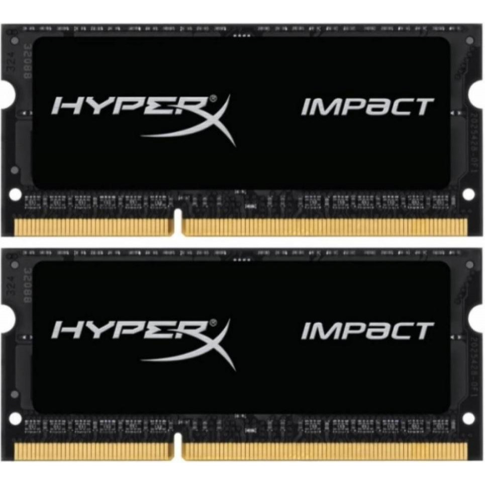 HyperX 16 GB (2x8GB) SO-DIMM DDR3L 1866 MHz Impact (HX318LS11IBK2/16) - зображення 1