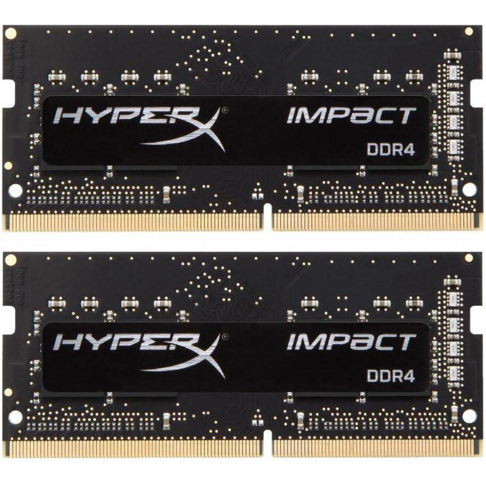 HyperX 32 GB (2x16GB) SO-DIMM DDR4 2666 MHz Impact (HX426S15IB2K2/32) - зображення 1