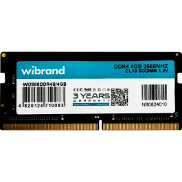   Wibrand 4 GB SO-DIMM DDR4 2666 MHz (WI2666DDR4S/4GB)