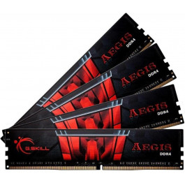   G.Skill 64 GB (4x16GB) DDR4 3200 MHz Aegis (F4-3200C16Q-64GIS)