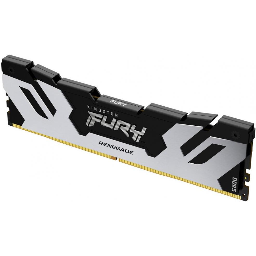 Kingston FURY 16 GB DDR5 8000 MHz Renegade Black/Silver (KF580C38RS-16) - зображення 1