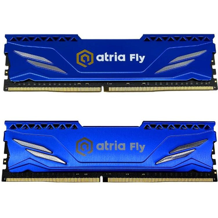 ATRIA 16 GB (2x8GB) DDR4 3200 MHz Fly Blue (UAT43200CL18BLK2/16) - зображення 1