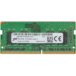   Micron 8 GB SO-DIMM DDR4 2666 MHz (MTA8ATF1G64HZ-2G6E1)