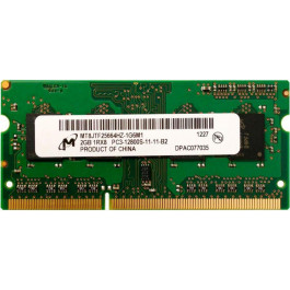   Micron 2 GB SO-DIMM DDR3 1600 MHz (MT8JTF25664HZ-1G6M1)