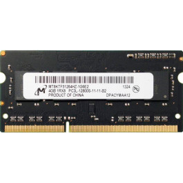   Micron 4 GB SO-DIMM DDR3L 1600 MHz (MT8KTF51264HZ-1G6E2)