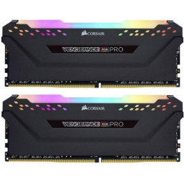   Corsair 32 GB (2x16GB) DDR4 3200 MHz Vengeance RGB Pro Black (CMW32GX4M2Z3200C16)