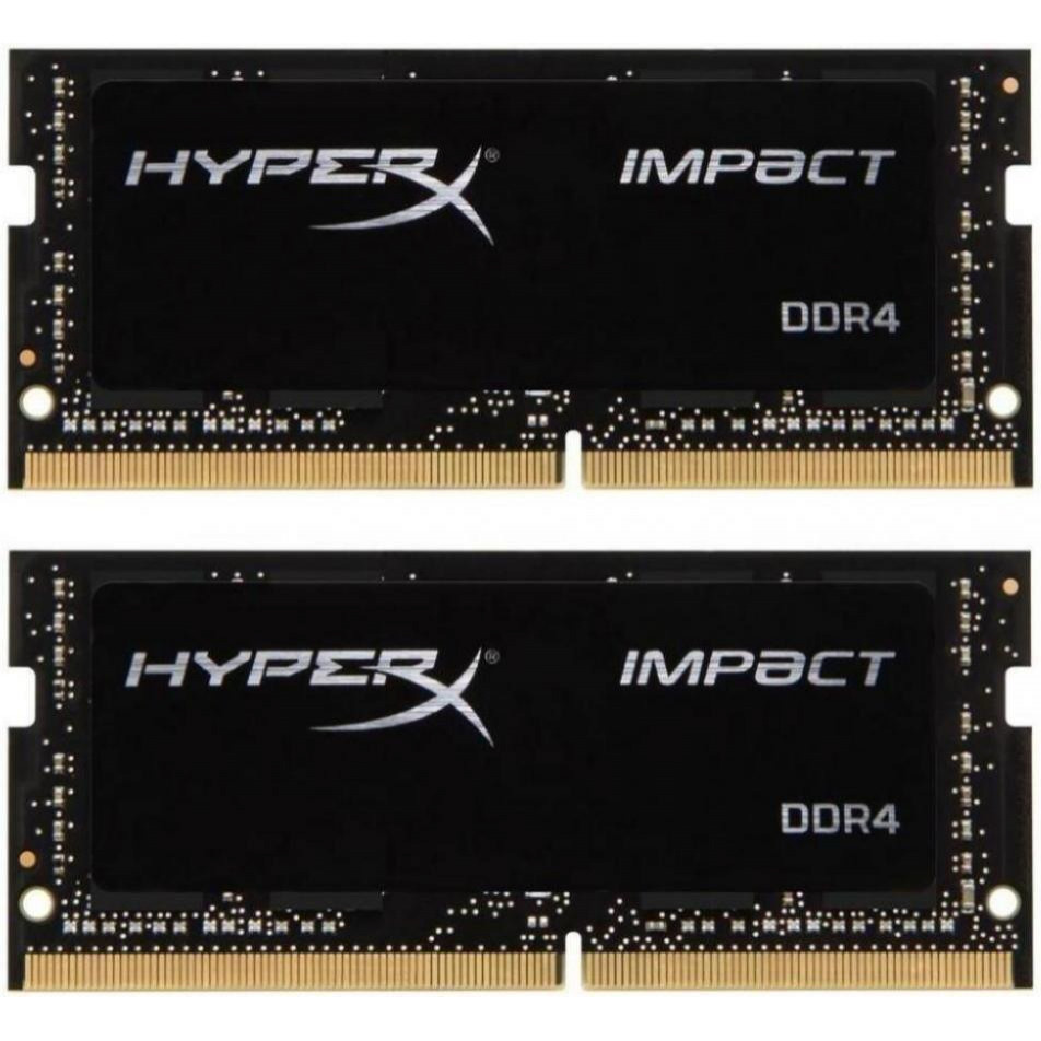 HyperX 64 GB (2x32GB) SO-DIMM DDR4 2666 MHz Impact (HX426S16IBK2/64) - зображення 1