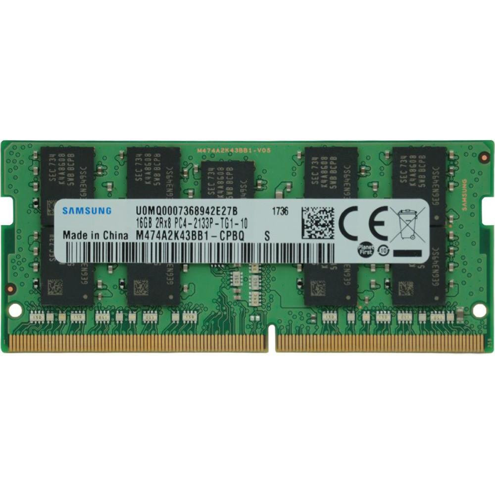 Samsung 16 GB SO-DIMM DDR4 2133 MHz (M474A2K43BB1-CPBQ) - зображення 1