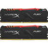 HyperX 16 GB (2x8GB) DDR4 3200 MHz Fury RGB (HX432C16FB3AK2/16) - зображення 1