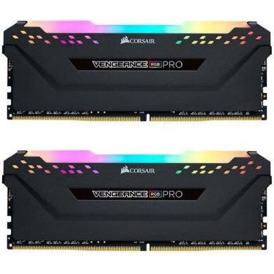 Corsair 64 GB (2x32GB) DDR4 3600 MHz Vengeance RGB Pro (CMW64GX4M2D3600C18) - зображення 1