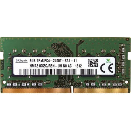   SK hynix 8 GB SO-DIMM DDR4 2400 MHz (HMA81GS6CJR8N-UH)