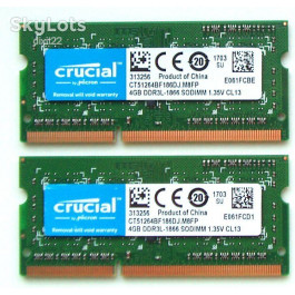   Crucial 4 GB SO-DIMM DDR3L 1866 MHz (CT51264BF186DJ)