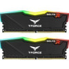 TEAM 32 GB (2x16GB) DDR4 3200 MHz Delta RGB Black (TF3D432G3200HC16FDC01) - зображення 1