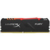 HyperX 8 GB DDR4 2666 MHz Fury RGB Black (HX426C16FB3A/8) - зображення 1