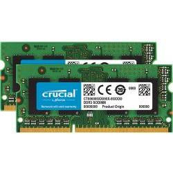   Crucial 8 GB (2x4GB) SO-DIMM DDR3L 1333 MHz (CT2K4G3S1339M)