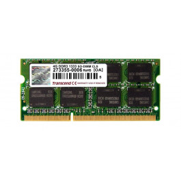   Transcend 4 GB SO-DIMM DDR3 1333 MHz (TS512MSK64V3N)