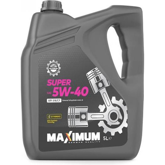  MAXIMUM Super 5W-40 SN/CF 5л - зображення 1