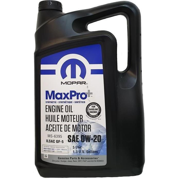 Mopar MaxPro+ 0W-20 5л - зображення 1