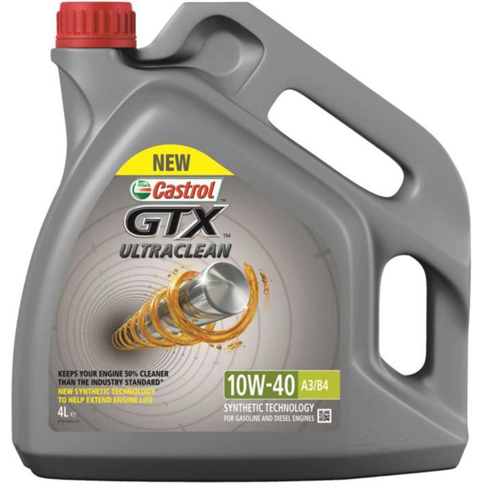 Castrol GTX Ultraclean 10W-40 4л - зображення 1