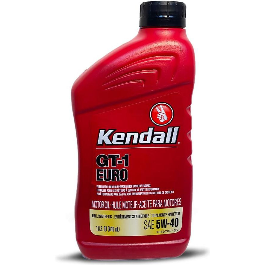 Kendall GT-1 Euro Full Synthetic 5W-40 0,946л - зображення 1