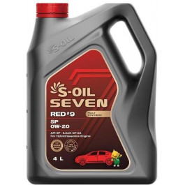   S-OIL SEVEN RED #9 SP 0W-20 4л