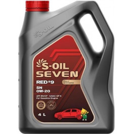   S-OIL SEVEN RED #9 SN 0W-20 4л